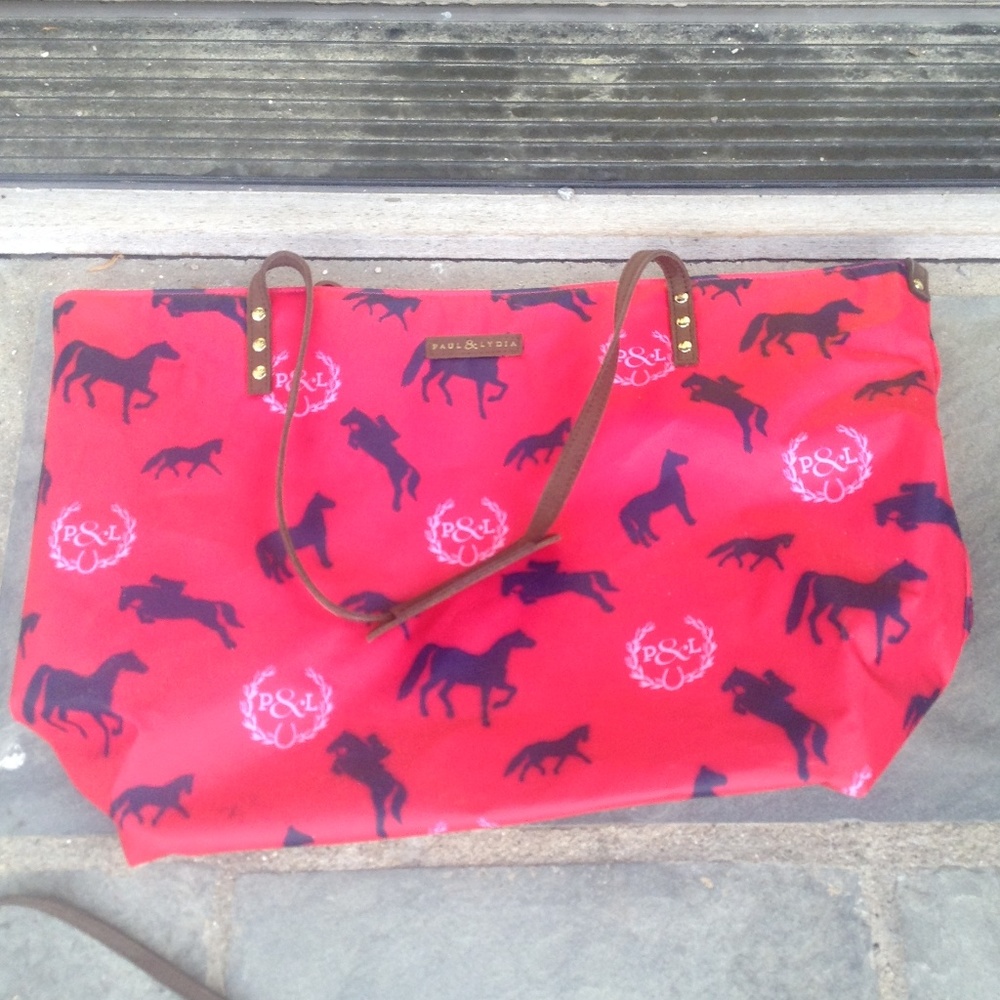 paul and Lydia tote bag